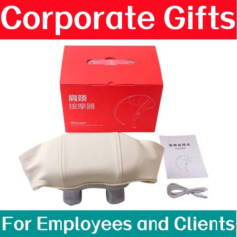 Custom 6D Shiatsu Neck and Shoulder Massager: Premium Corporate Customer Gifts for Wellness Custom 6D Shiatsu Neck and Shoulder Massager: Premium Corporate Customer Gifts for Wellness